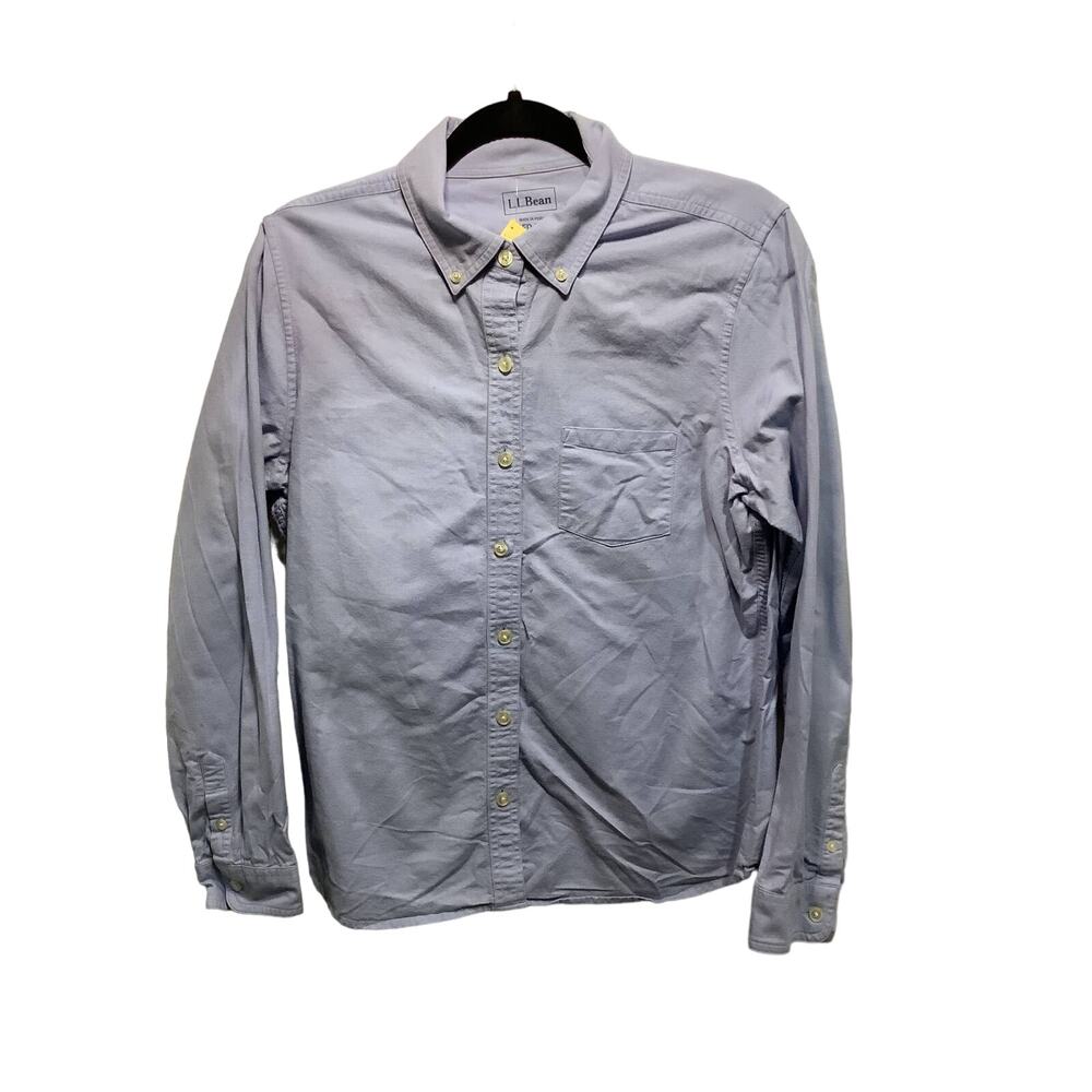L.L. Bean Women's Fitted Collared Dress Shirt Size Medium